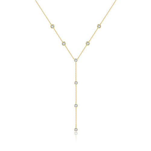 Gold Diamante Necklace product photo