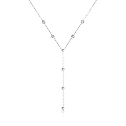 Silver Diamante Necklace product photo